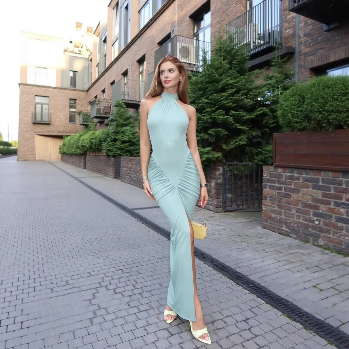 Vestido Longo Gala Noir | Modelagem Sereia Premium