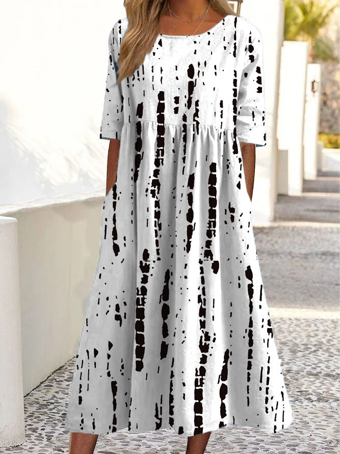 Vestido Midi Provence | O Romance Francês com Bolsos